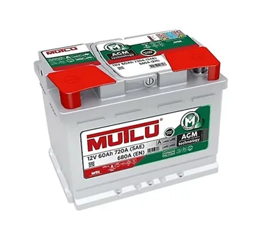 Mutlu AGM Start-Stop 12 V 60 Ah 680 EN Akü
